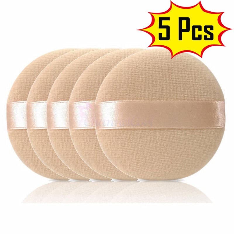 5 Peças Conjunto de Esponjas de Maquiagem / Misturador / Aplicador de Cosméticos / Esponja para Pó/Creme/Líquido