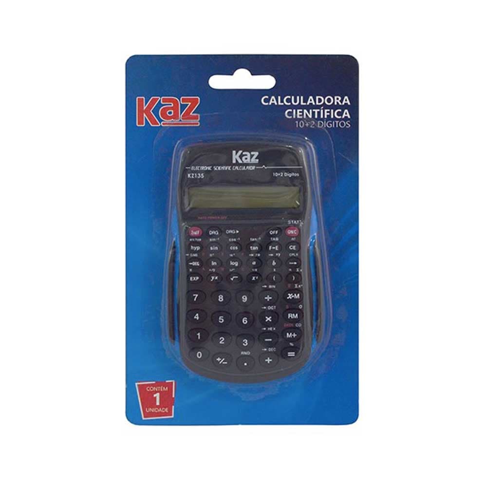 Calculadora Cientifica 10+2 Digitos 56 Funções - Kaz