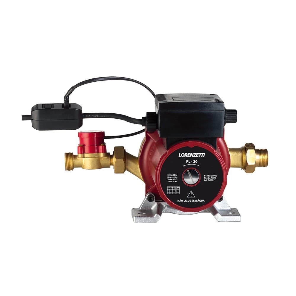 Pressurizador De Água Lorenzetti Pl-20 220v/60hz (20mca) Ideal para Casas Sobrados e Apartamentos que tem pouca pressão de água.