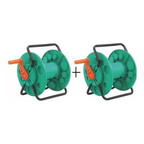Kit C/2 Enrolador Suporte Mangueira 55m Jardim - Tramontina