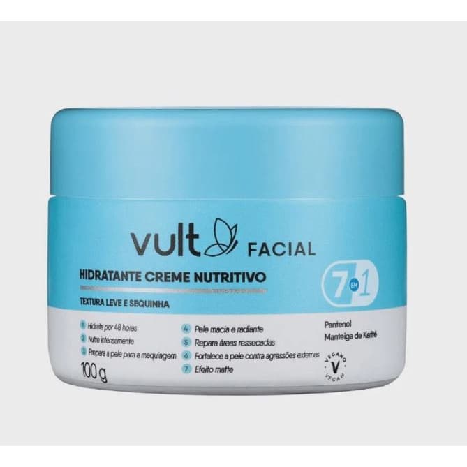 Vult - Creme Hidratante Facial Nutritivo 7 Em 1 - 100g