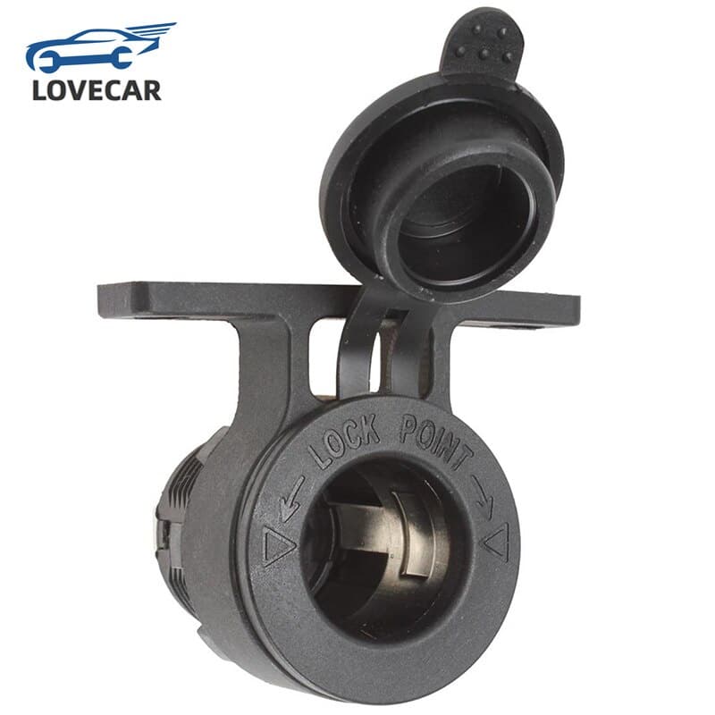 À Prova Dwaterproof Água De Poeira 12V Isqueiro Do Carro Plug Modificado Motocicleta Barco Auto Acessório Tomada Energia