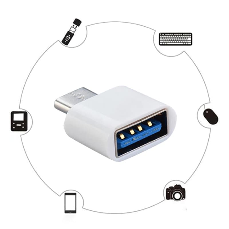 Conectores USB C Universais KIN Conversor OTG Tipo-Jack Splitters Para Fone De Ouvido
