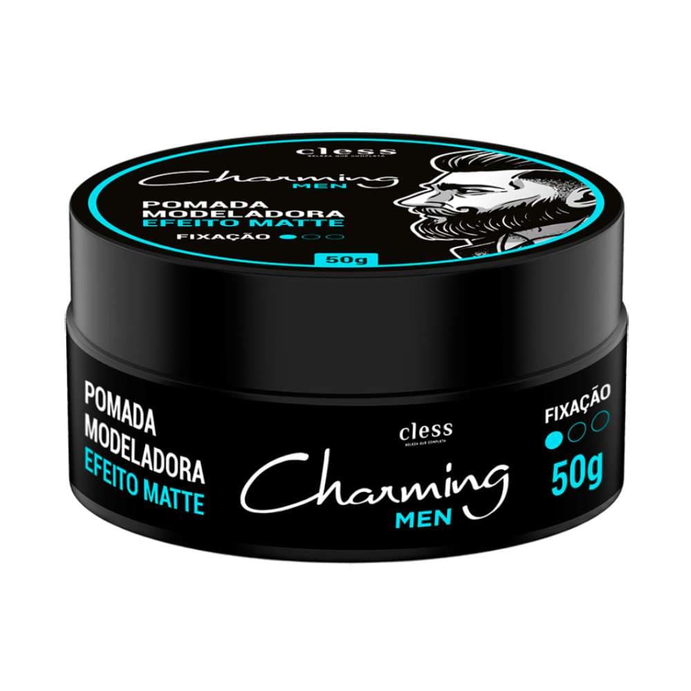 POMADA MODELADORA EFEITO MATTE CLESS Alta Fixação Com Acabamento Fosco E 100% Natural