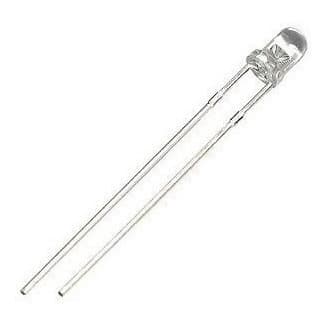 50 Peças - Led 3mm Alto Brilho Azul 1500-2500 Mcd