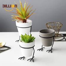 Suporte Para Vaso De Chão ,Planta Ferro , Plantas Jardim Decoração de Interiores .