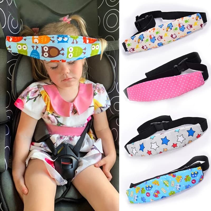 Faixa de cabeça para cadeirinha/carro infantil
