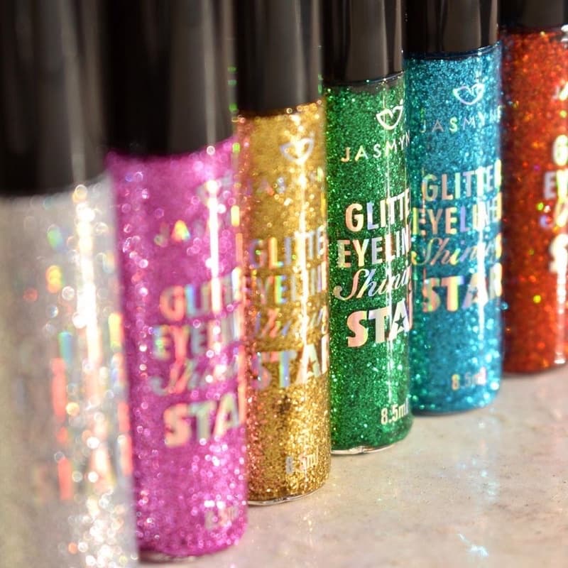 DELINEADOR COLORIDO GLITTER JASMYNE