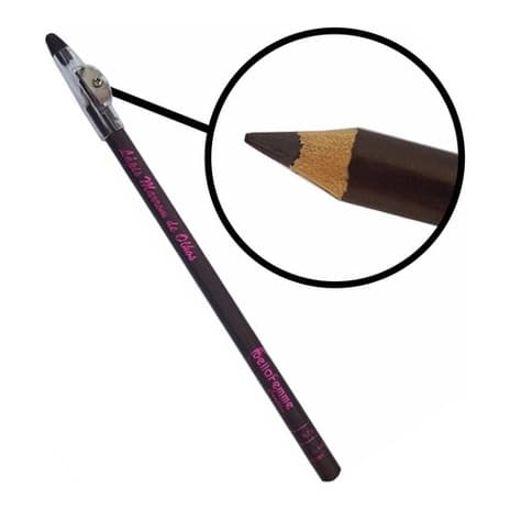 Bella Femme Bf10002 Lapis Madeira P/olhos Marrom C/apontador
