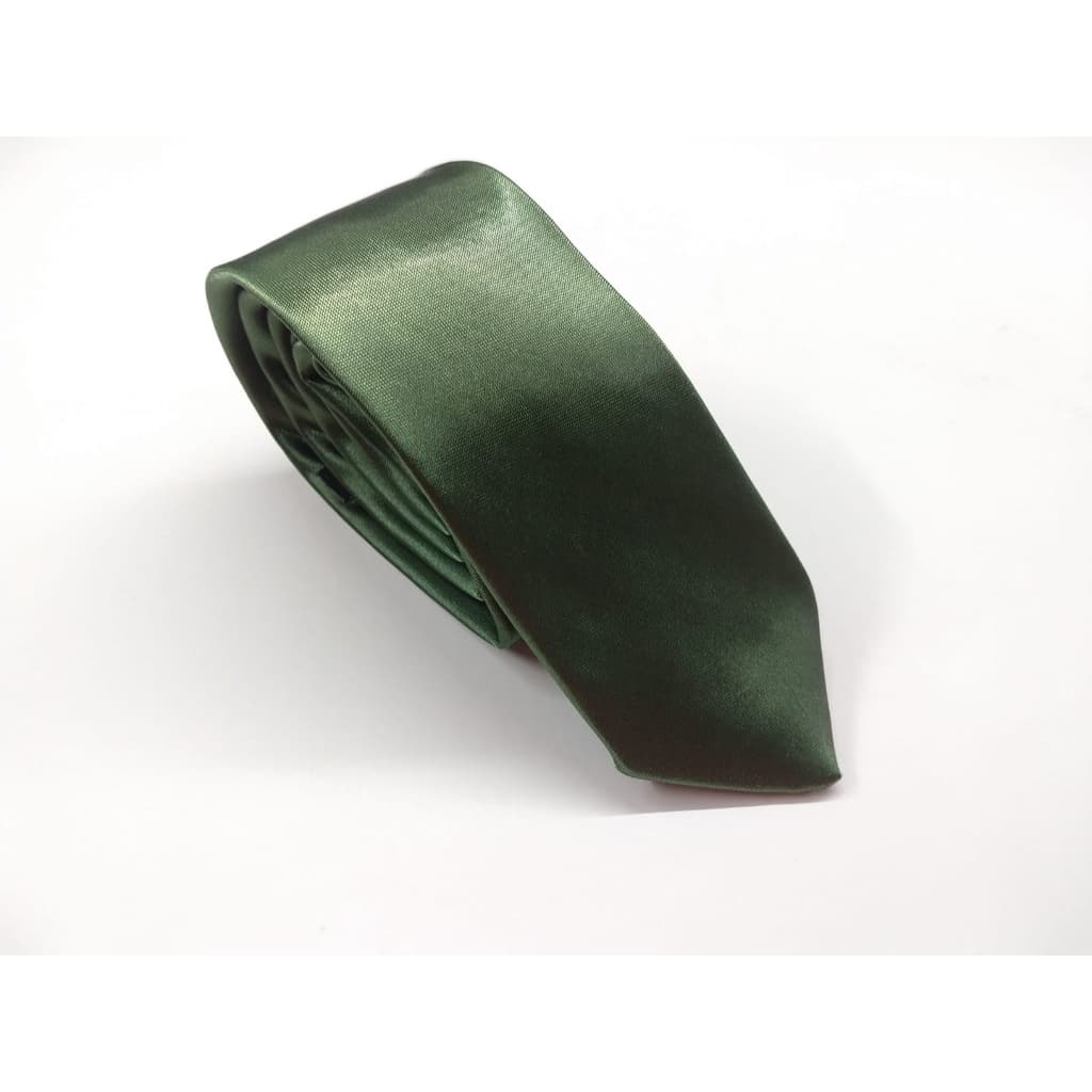 Gravata Slim FIT Verde Oliva Casamento Festividade Congresso