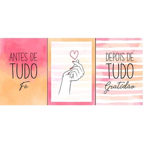 3 Placas Decorativas Quadro Antes E Depois De Tudo Mod06- A3