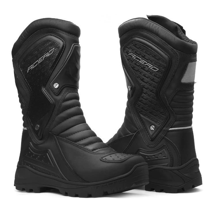 Bota Motociclista Acero Coturno Cano Alto Couro Speed Moto
