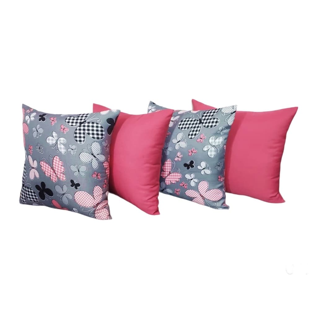 Kit capa de almofada 45x45  4 unidades decoração sala almofadas para sofá