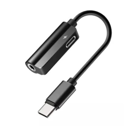 Adaptador Type-c To P2 3.5mm E Type-c Carregador Rock Para Xiaomi