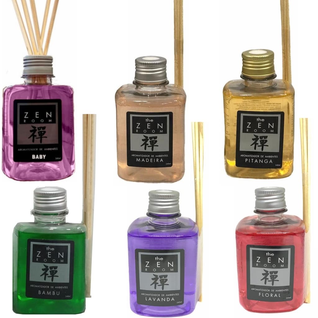 Difusor de Ambientes + Aromatizador de Varetas 240ml - Perfuma ambiente