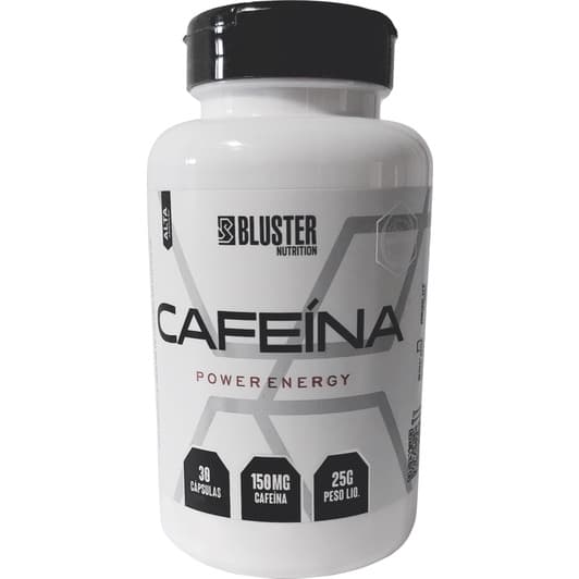 Cafeína power Energy - 150mg em cápsulas - Bluster Nutrition - Suplemento Alimentar