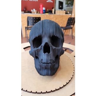 Caveira skull crânio 3D Mdf