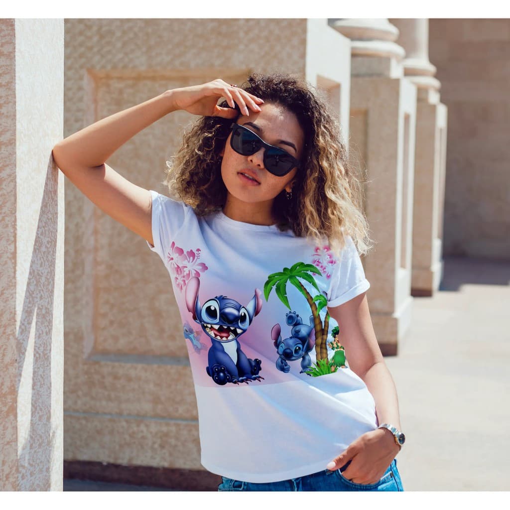 Kit Atacado 10 Camisetas Femininas  T-shirts   Malha Poliester Revenda P-m-g-gg-eg