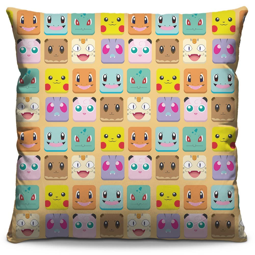 Capa de Almofada 40x40 Pokémon