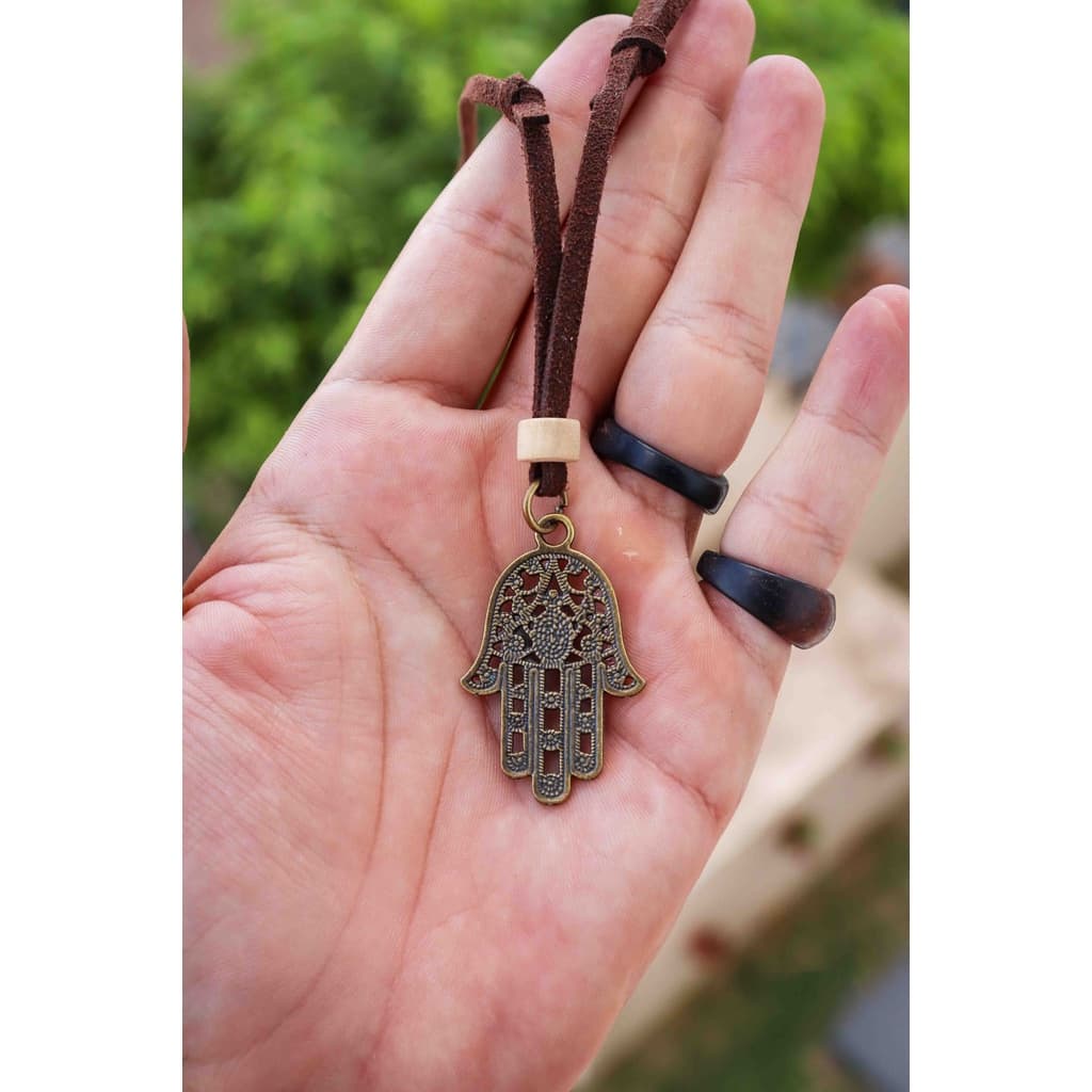Colar Hamsa - Colar de Mão de Fatíma
