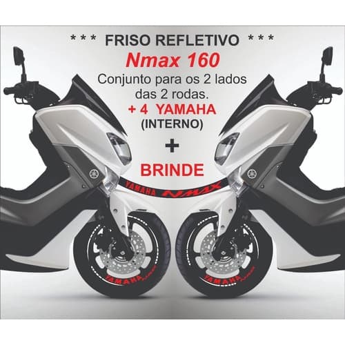 Friso Refletivo Rodas Nmax 160 - Kit Completo