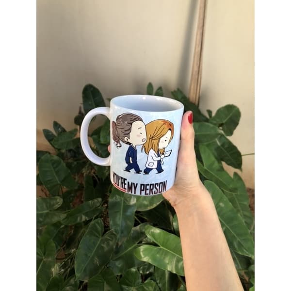 Caneca de Porcelana | GREYS ANATOMY Vários Modelos