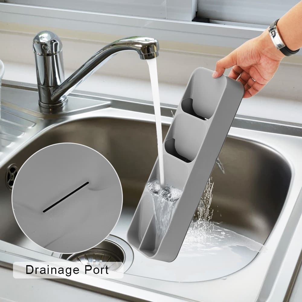 Escorredor de Louça Extensível/ Organizador Gaveta Cozinha Prático Moderno Prático