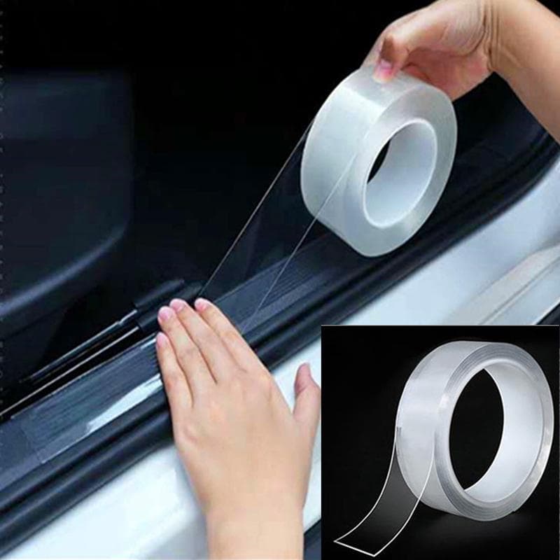 Fita Nano Anticolisão Universal Para Carro/Película Protetora Transparente À Prova De Riscos