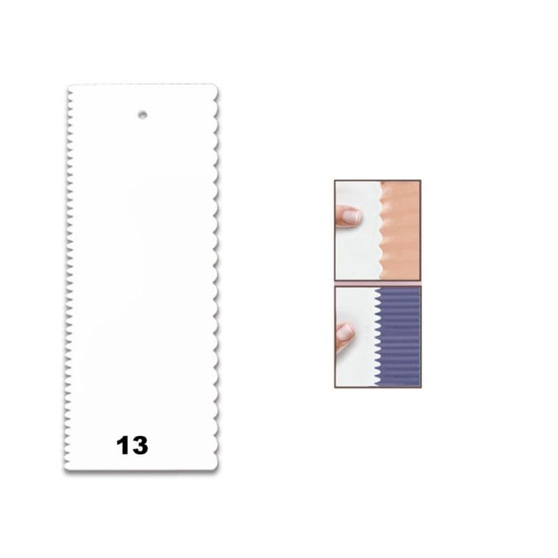 Espátula Para Decorar Bolos MOD. 13 - Régua Decorativa P/ Bolos N13