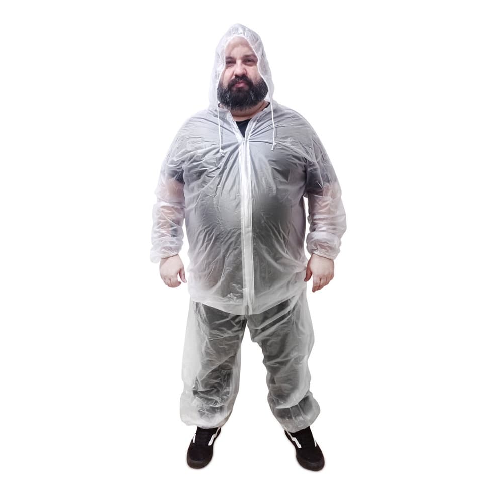 Conjunto Capa De Chuva Ciclista Moto Nikokit Tamanho grande Especial-Plus Size