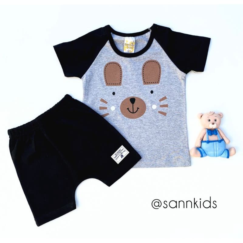 CONJUNTO EM MALHA ESTAMPA URSO