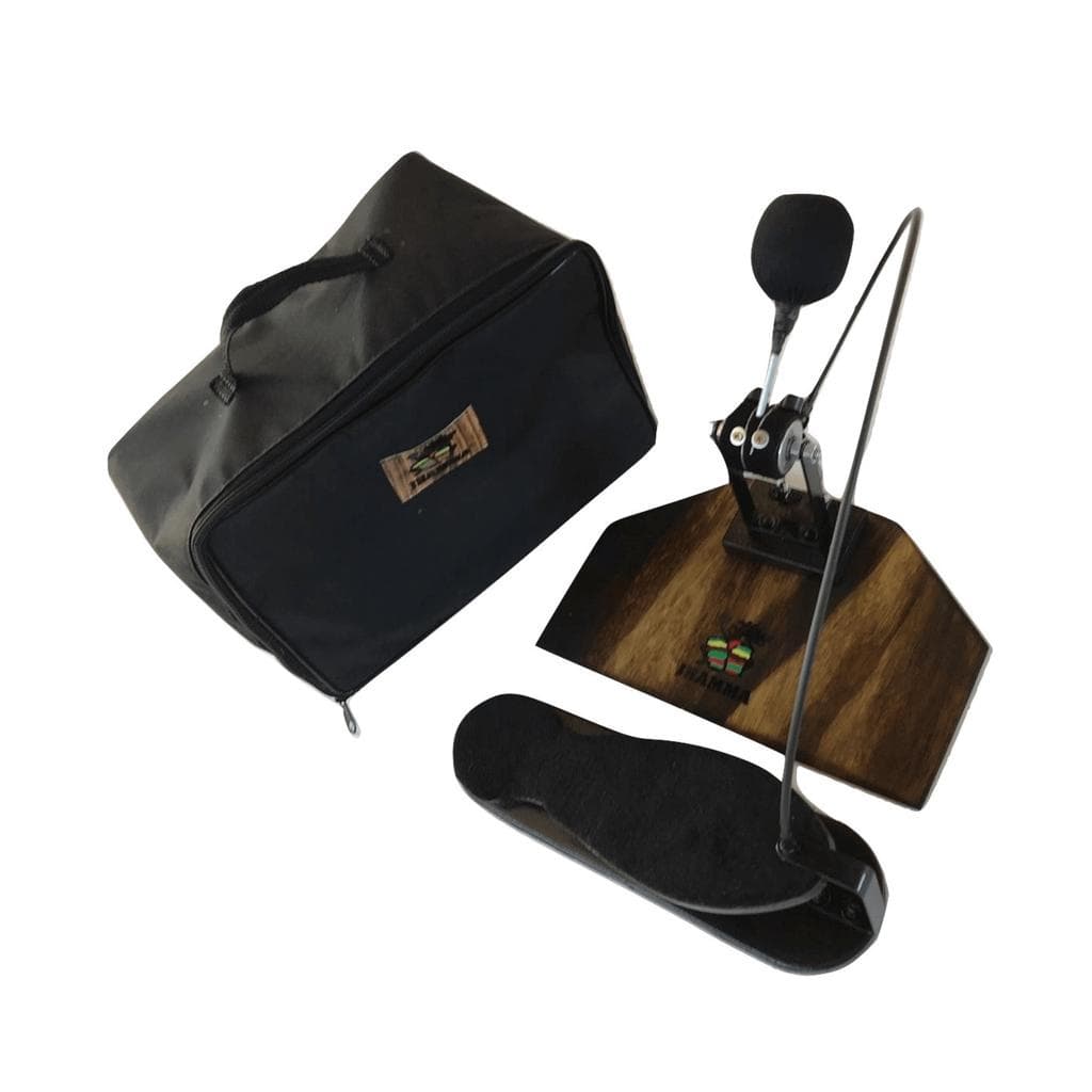 Kit Percuteria Cajón + Pedal + Caixa + Baquetas + Bags de Transporte Jhamma Percussões