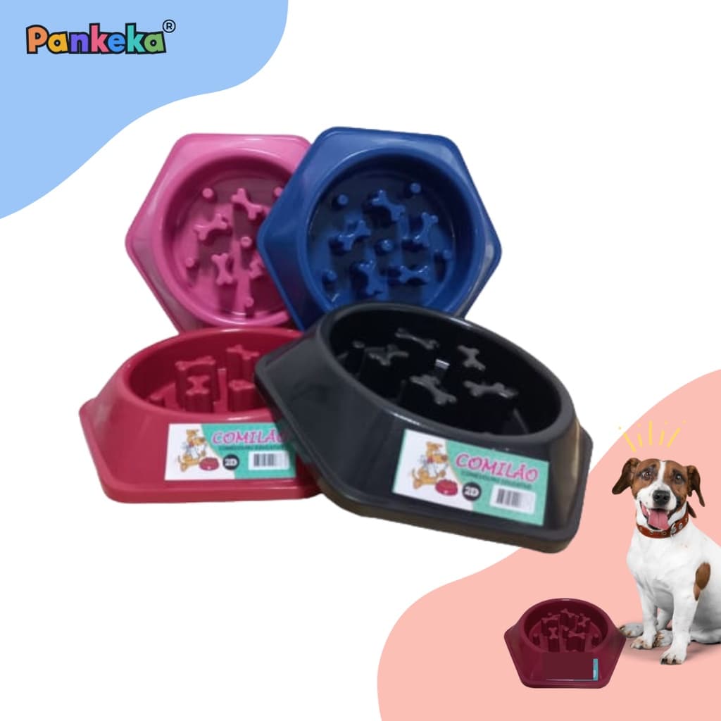 Comedouro Educativo Cães lento Interativo  - cachorro