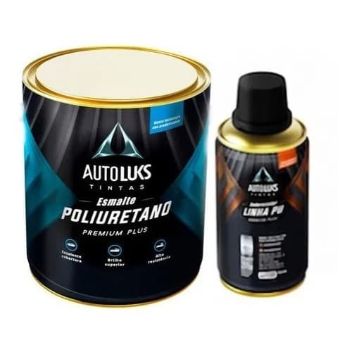 Tinta Pu Cinza Platina 0,6l + Catalisador 0,2l