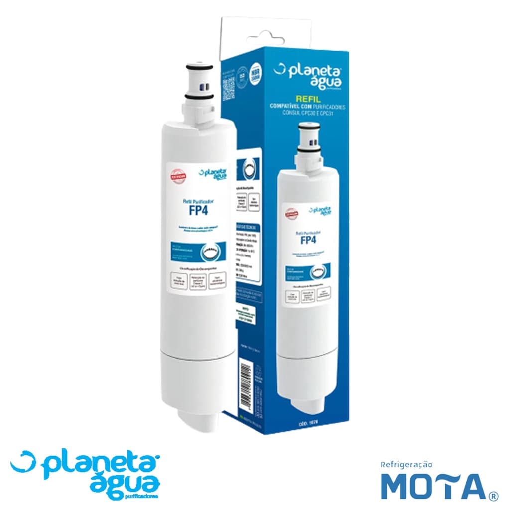 Refil Filtro Planeta Água FP4 para Purificador de Água Consul CPC30, CPC31 - Compatível