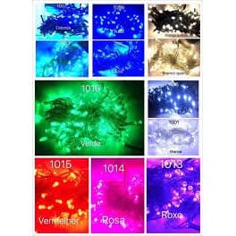 Pisca-Pisca  Led 100 Leds  Para Decoração De Festa  / Natal 9 metros -220v ou 110v