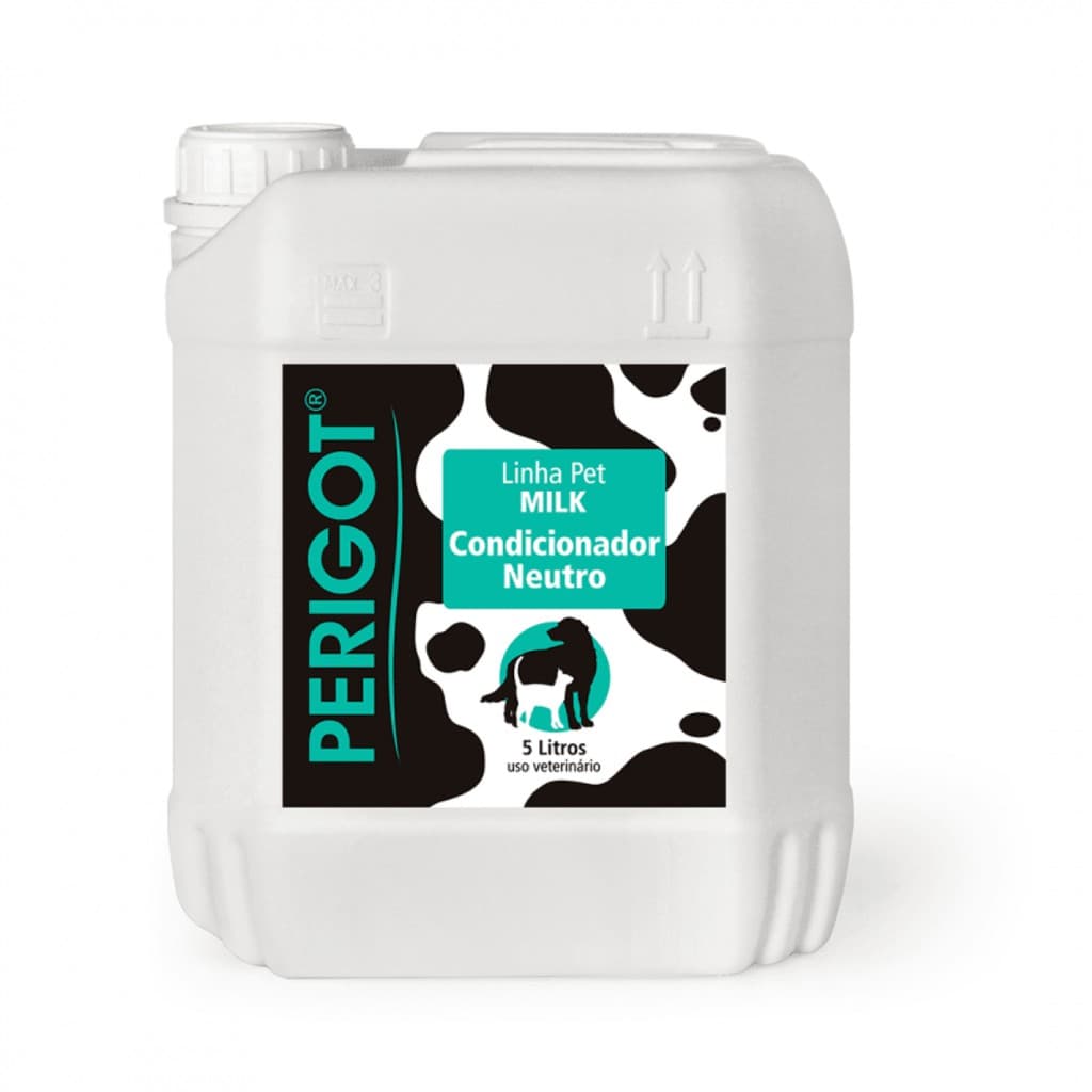 Condicionador Neutro Milk Perigot 5 Litros Cães e Gatos