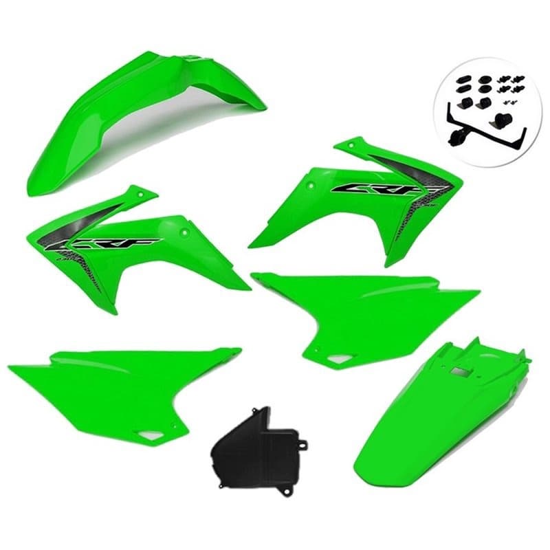 Kit De Plástico Crf 230 Com Adesivo Amx