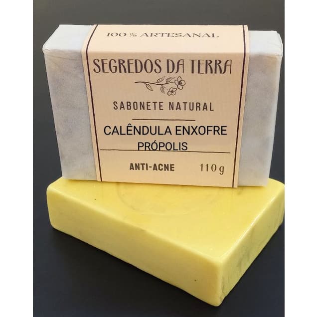 Sabonete de Calêndula, Própolis e Enxofre, Anti-Acne