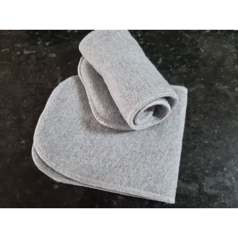 kit revenda absorvente de moletom 6 ou 5 camadas para fralda ecológica 30 und fralda de pano