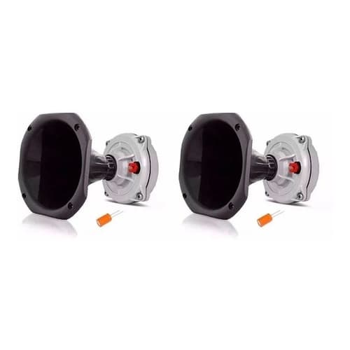Kit 2 Drivers Plus D250x Musicall 200w + Corneta + Capacitor