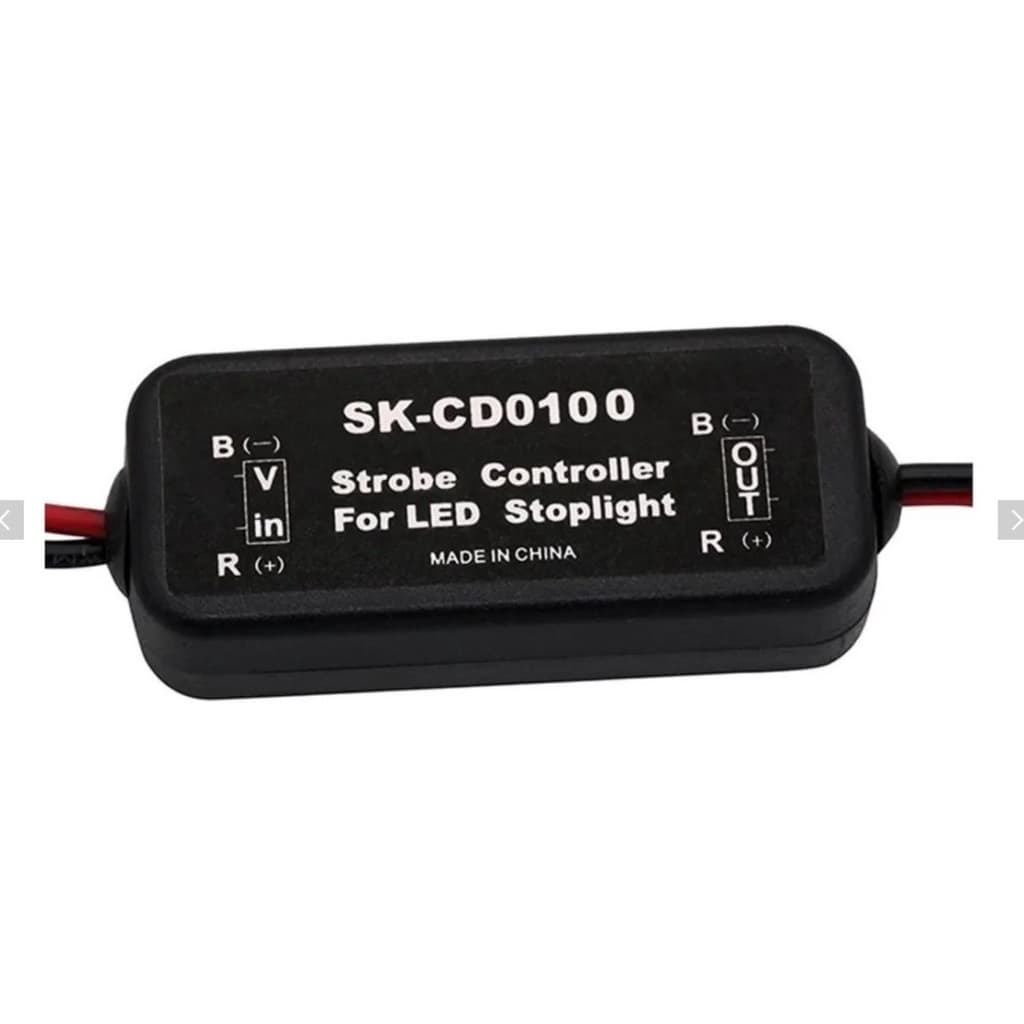 Controladora Cd-0100 Para Luz Freio Pisca Strobo Moto Carro REF:06Z8 RSI
