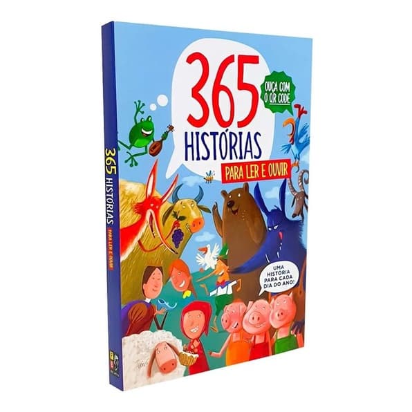 365 Historias Para Ler E Ouvir - Pe Da Letra - Livro Fisico