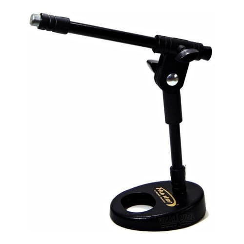 Pedestal Suporte Mesa Microfone Torelli Hpm56 Pés De Ferro