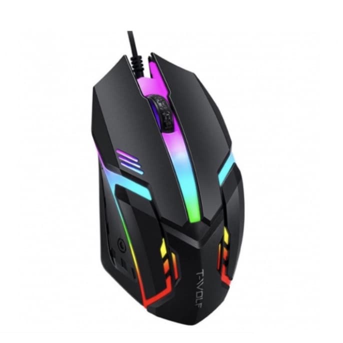 Mouse P/ Jogo Gamer M20 Yelandar 3000 Dpi Rgb Led Troca Cor
