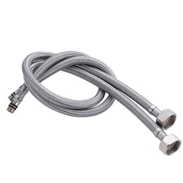Engate Rabicho Monocomando 80CM Grande Misturador Mangueira Flexível  Torneira Água Quente Fria Par