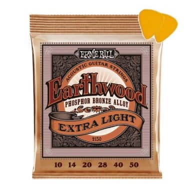 Encordoamento Violão Aço 0.10 Ernie Ball Earthwood Phosphor