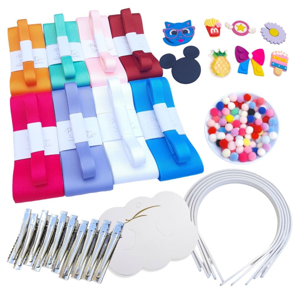 Kit de Fitas Gorgorão Material para laços Laçeira iniciante