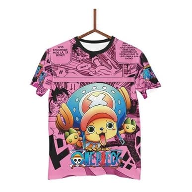 Camisa Camiseta Tony Tony Chopper One Piece Mangá G0112