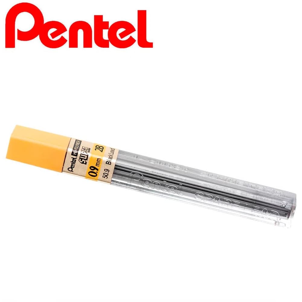 Grafite pentel 0,9 mm 2B Unidade
